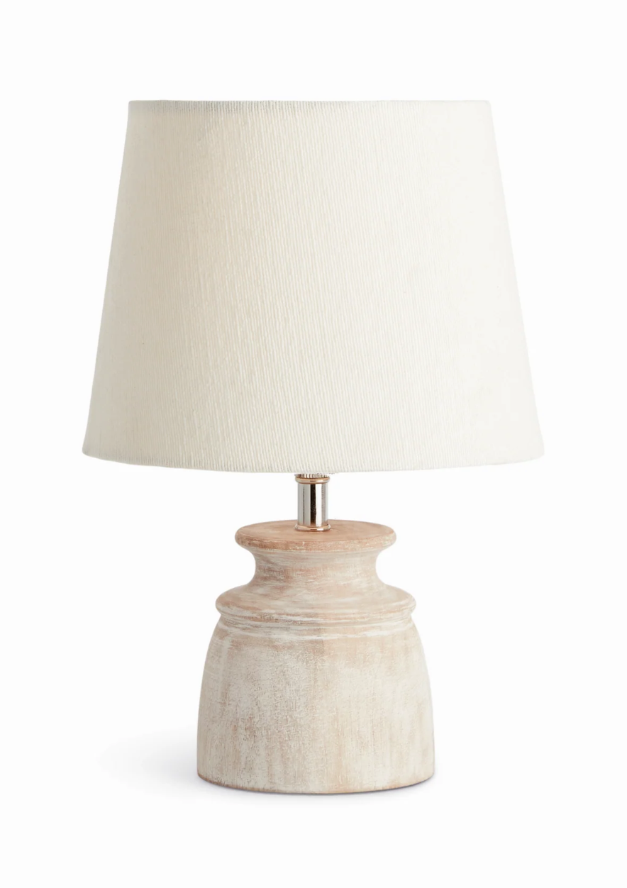 Benji Lamp White 9.25x9.25x13.25