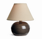 Oscar Mini Lamp Gray 6 6.5 x 8"h
