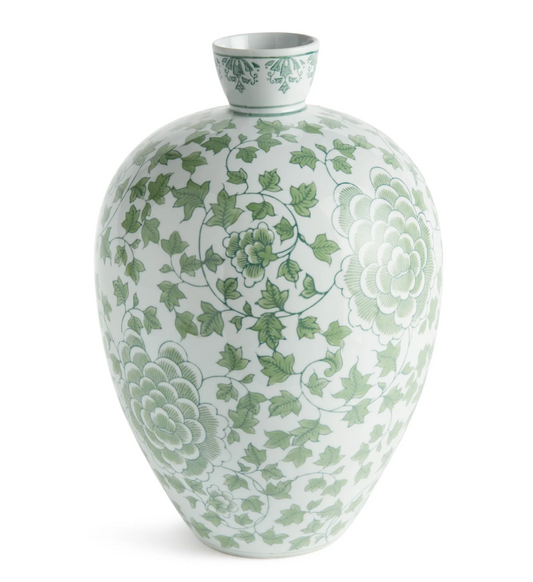 Imperial Ivy Bottle Vase 10.5x15"h