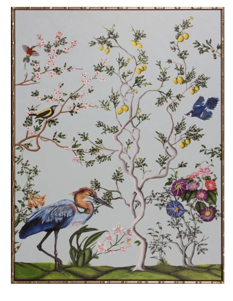 Bird & Branch I 40x54"h