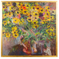 Vase of Sunflowers 44x44"h