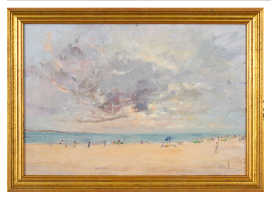 Seaside Day 12x9"h