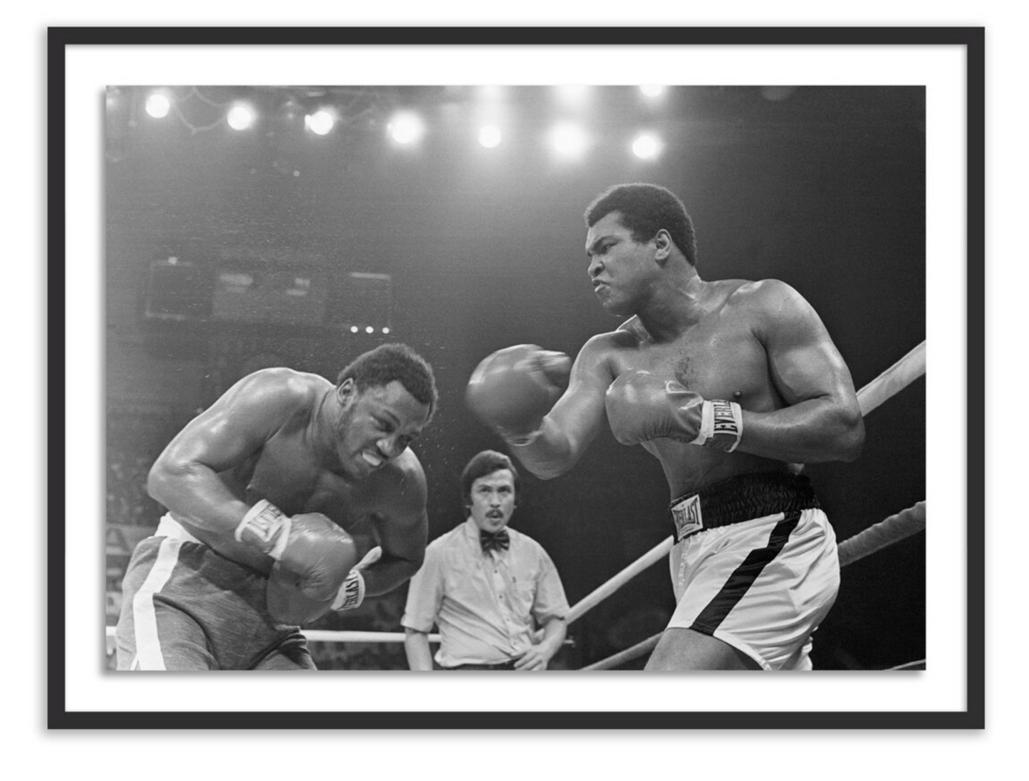 Muhammad Ali Punching Joe Frazier by Getty Images 32x24