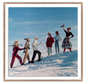 Skiing Party by Getty Images 32x32