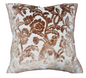 Le Fleur Rosewood Pillow 24x24"
