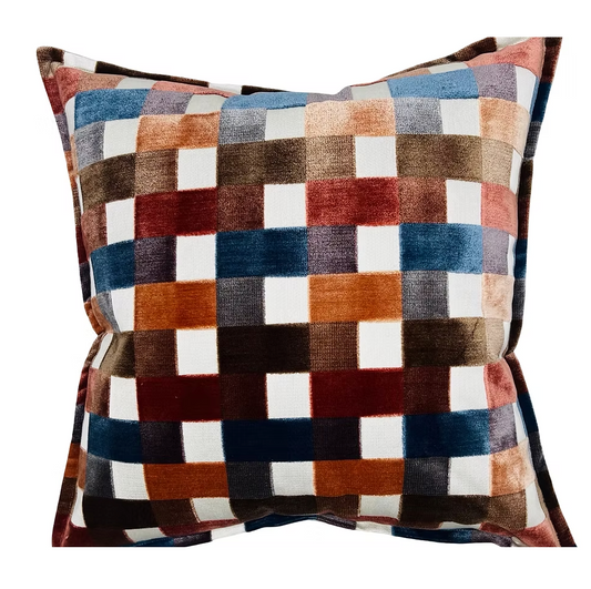 Tic Tac Toe Rose Pillow 24x24"