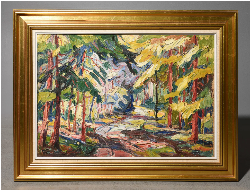 Danish Impressionist Landscape - 34x26