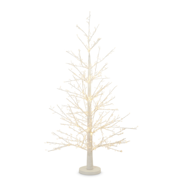 White Fairy Light Tree