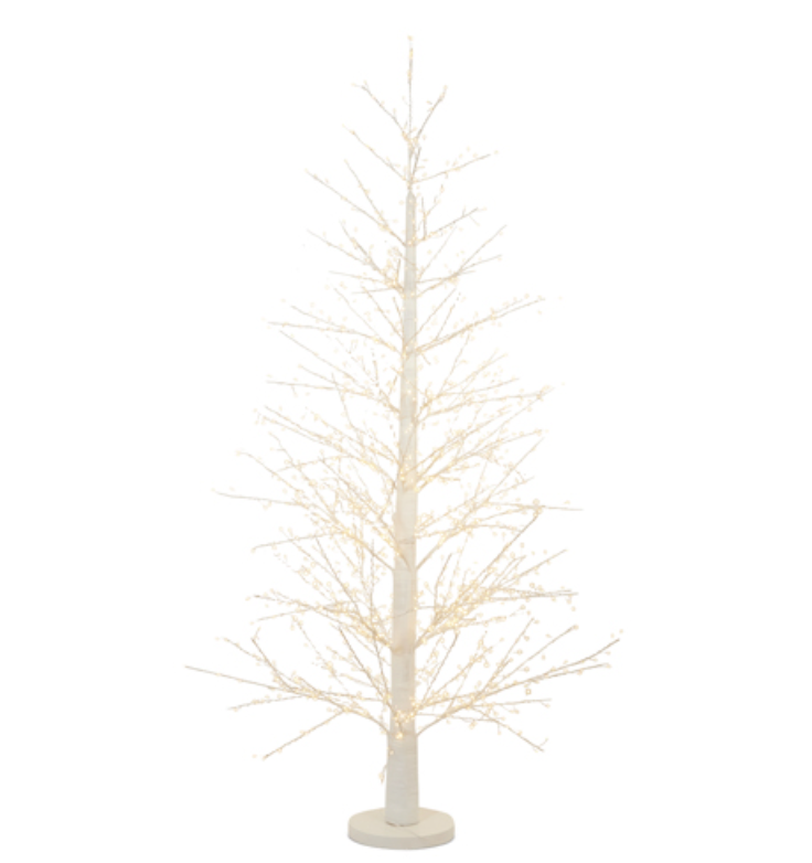 White Fairy Light Tree