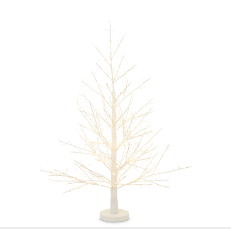 White Fairy Light Tree