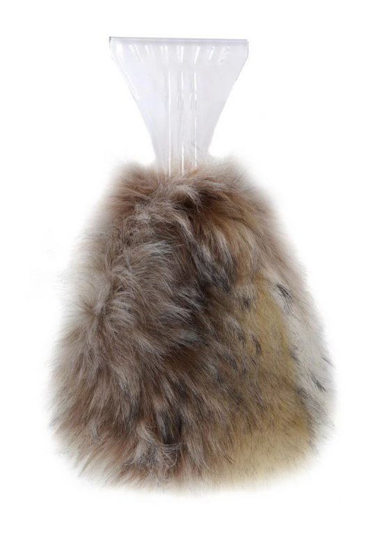 14" Faux Fur Ice Scraper