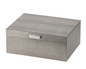 Silver Snakeskin Box