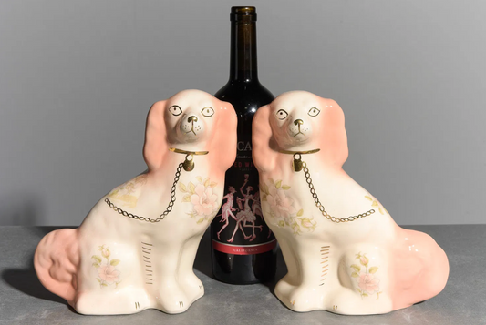 PAIR King Charles Staffordshire Dogs