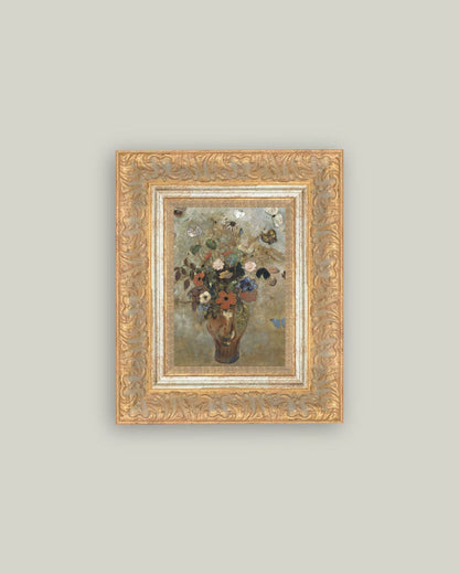 Flower Butterfly Vase: 10x12