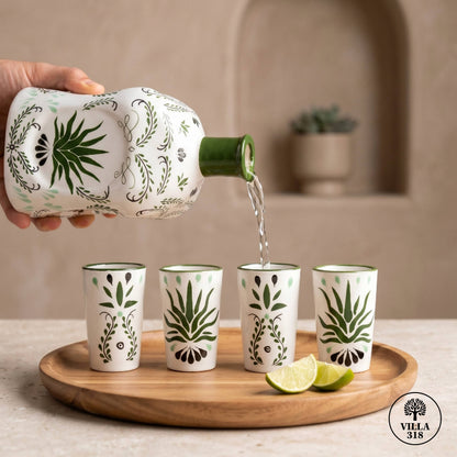 Shot Glasses, Agave Made in Mexico