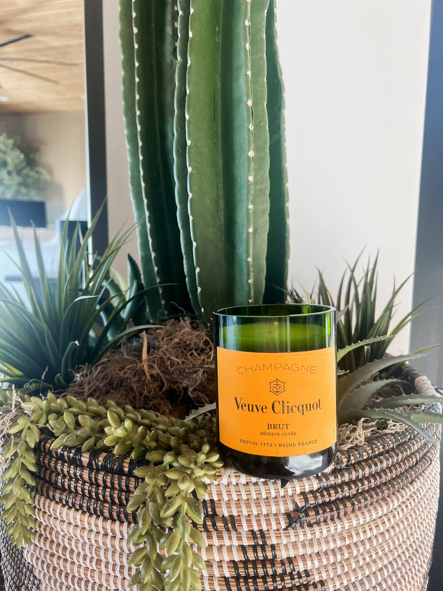 Recycled Veuve Novelty Candle: Large