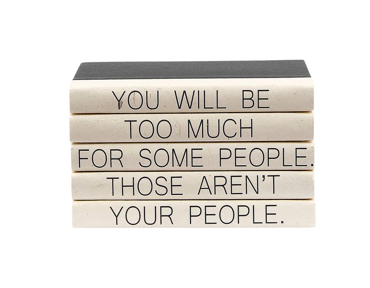 5 Vol. You Will Be... Black Covers 9.5" Wide 6.25" Tall