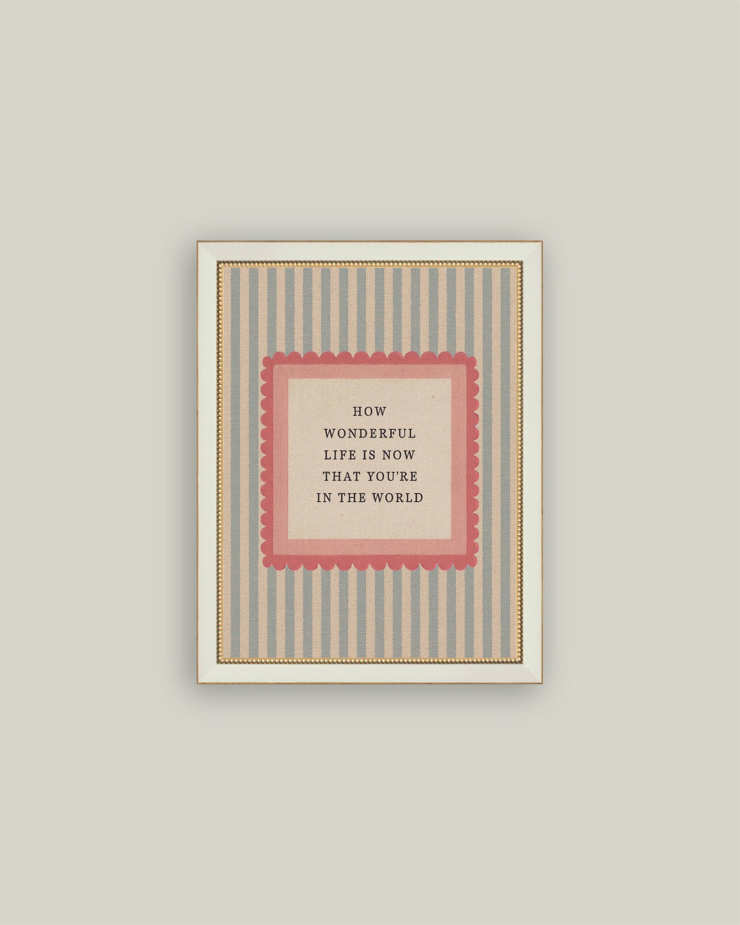 How Wonderful Life is: 4X6