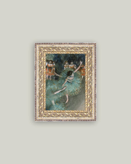 Swaying Dancer in Green: 5x7