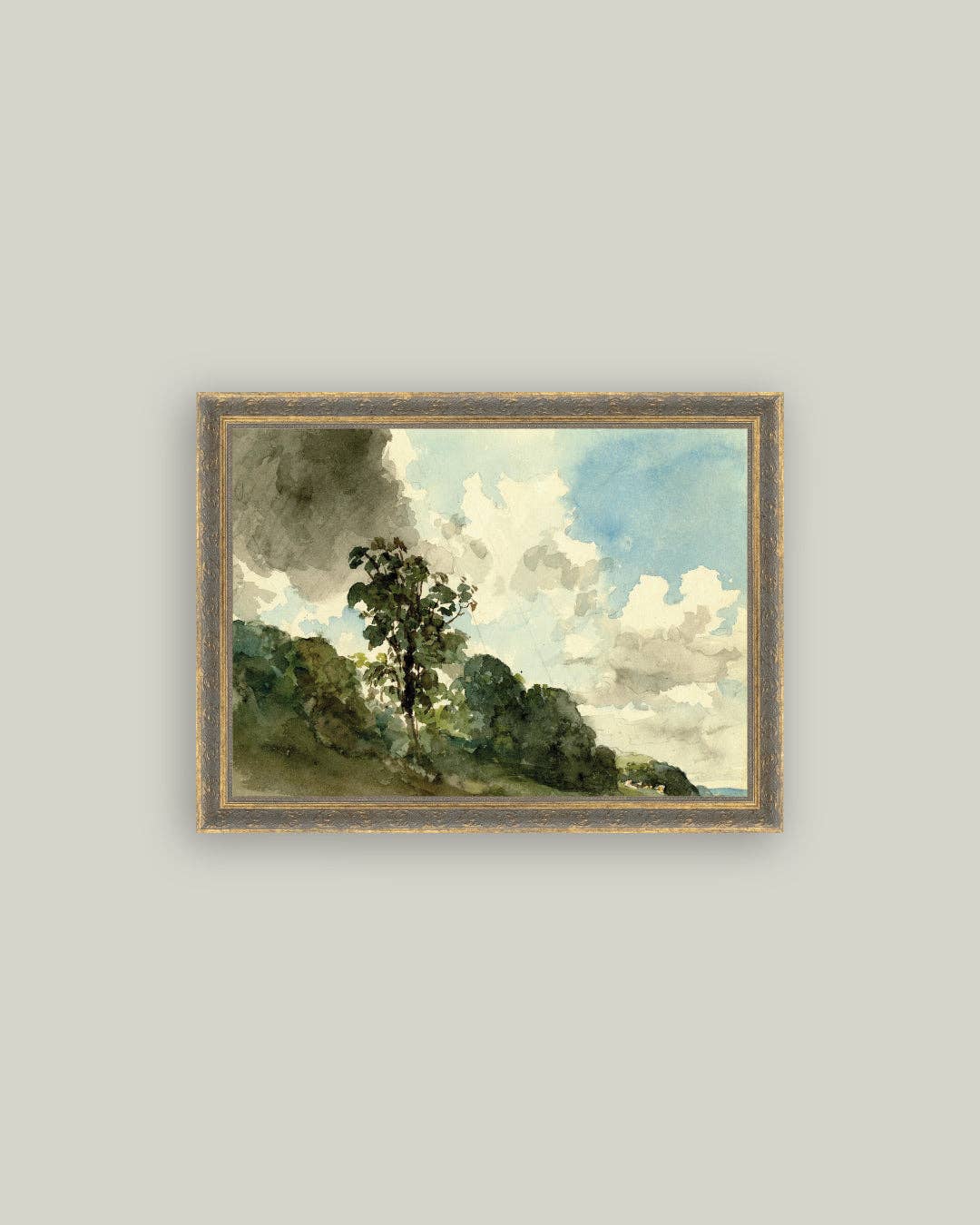 Hampstead Framed Antique Art: 7x5