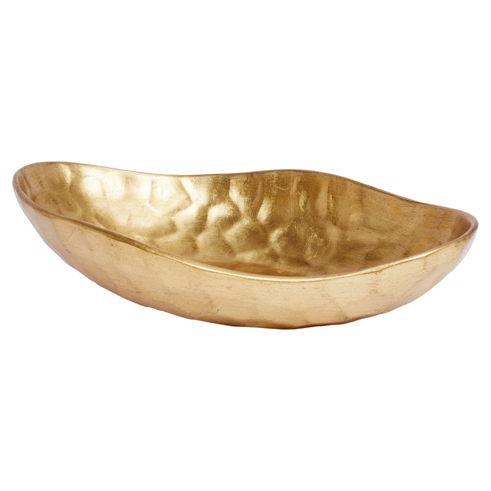 Quinn Gold Decorative Bowl 22.5x12x5h