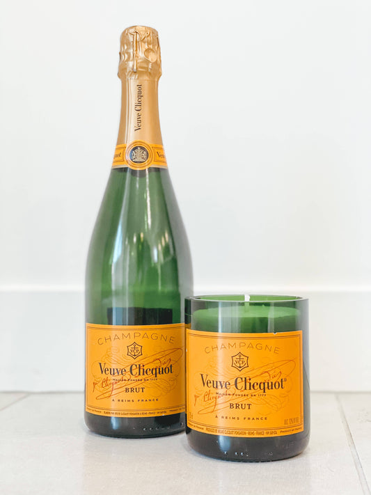Recycled Veuve Novelty Candle: Large