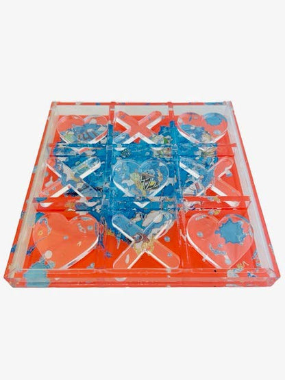 Game, Tic Tac Toe, Orange Love