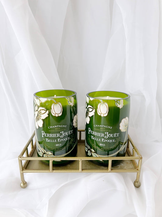 Recycled PJ Belle Candle: Amber/Sandalwood/Leather