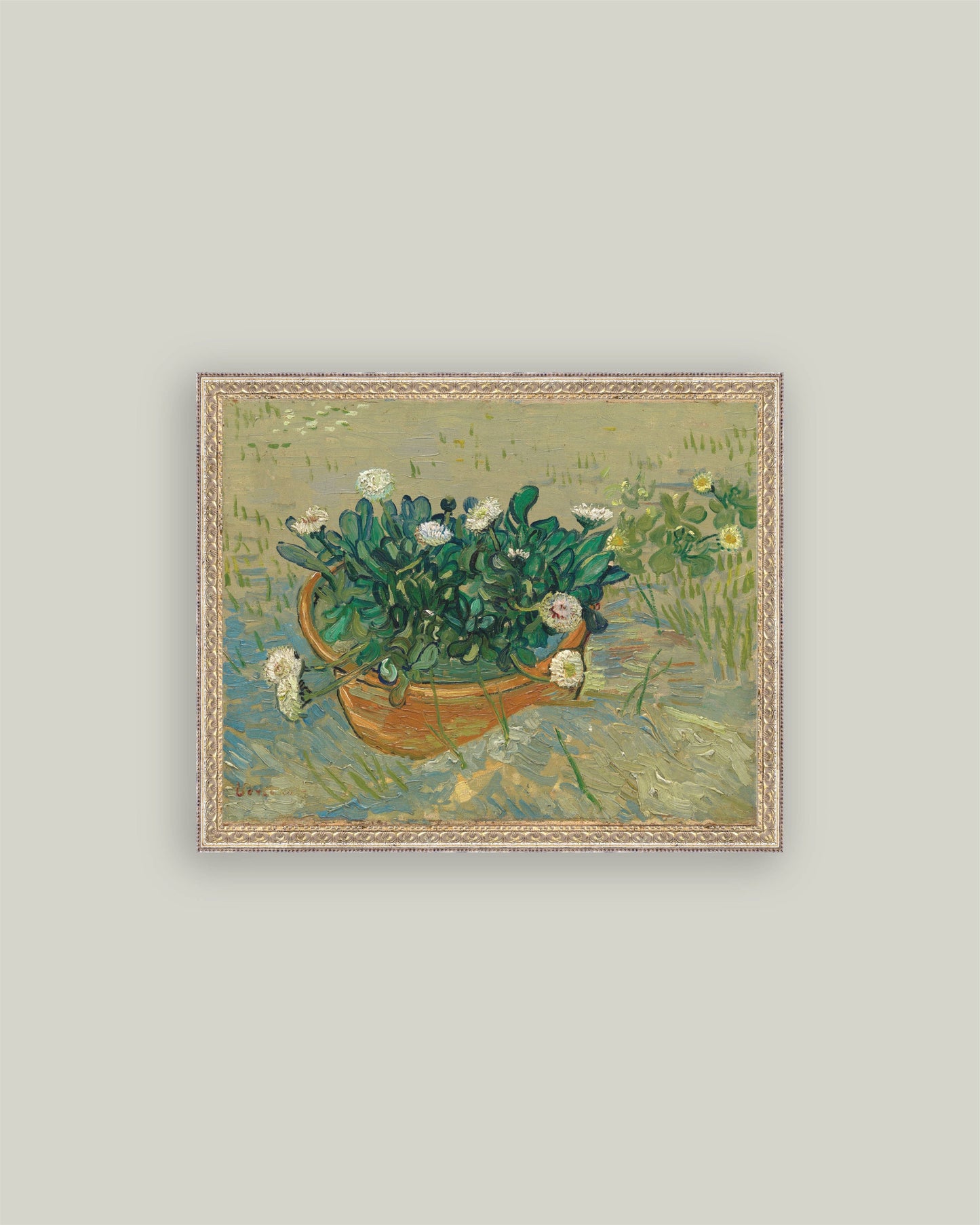 Basket of Daisies: 7x5