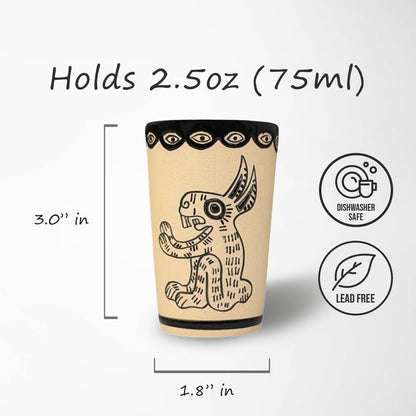 Shot Glass - Rabbit - Hand Made in Mexico
