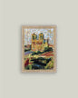 Notre Dame Framed Antique Art: 12x16
