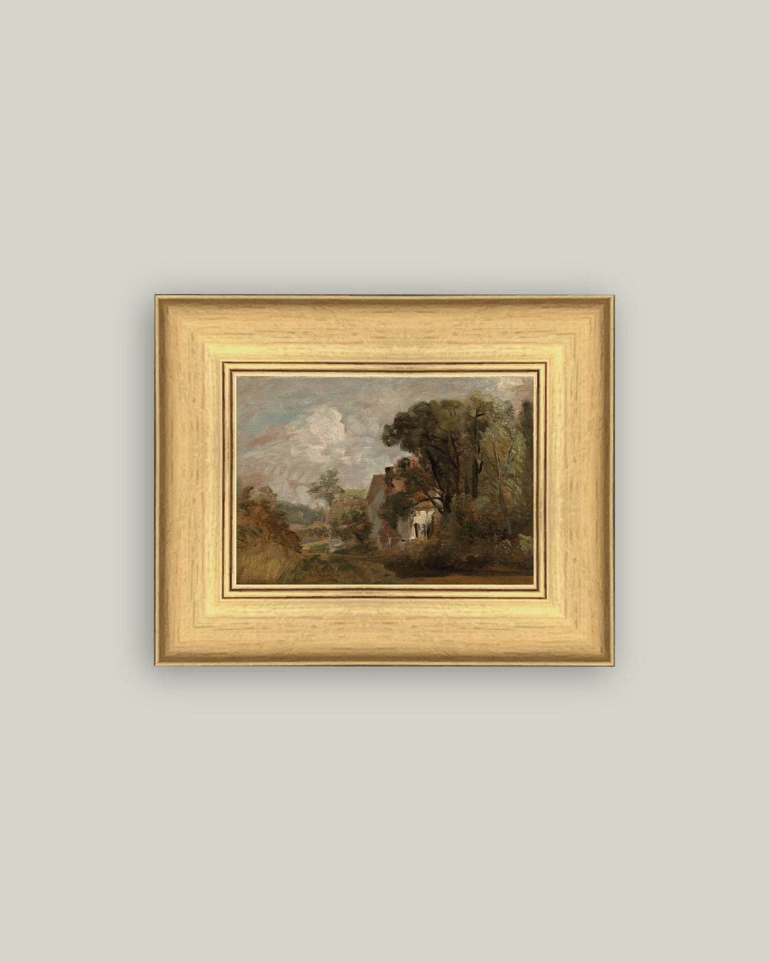 Willy Lott's House Framed Antique Art: 11x9