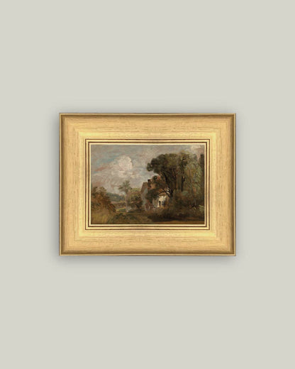 Willy Lott's House Framed Antique Art: 11x9