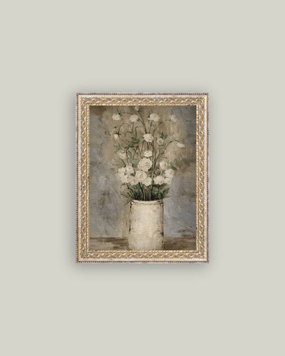 Long Stem Roses Framed Art: 5x7