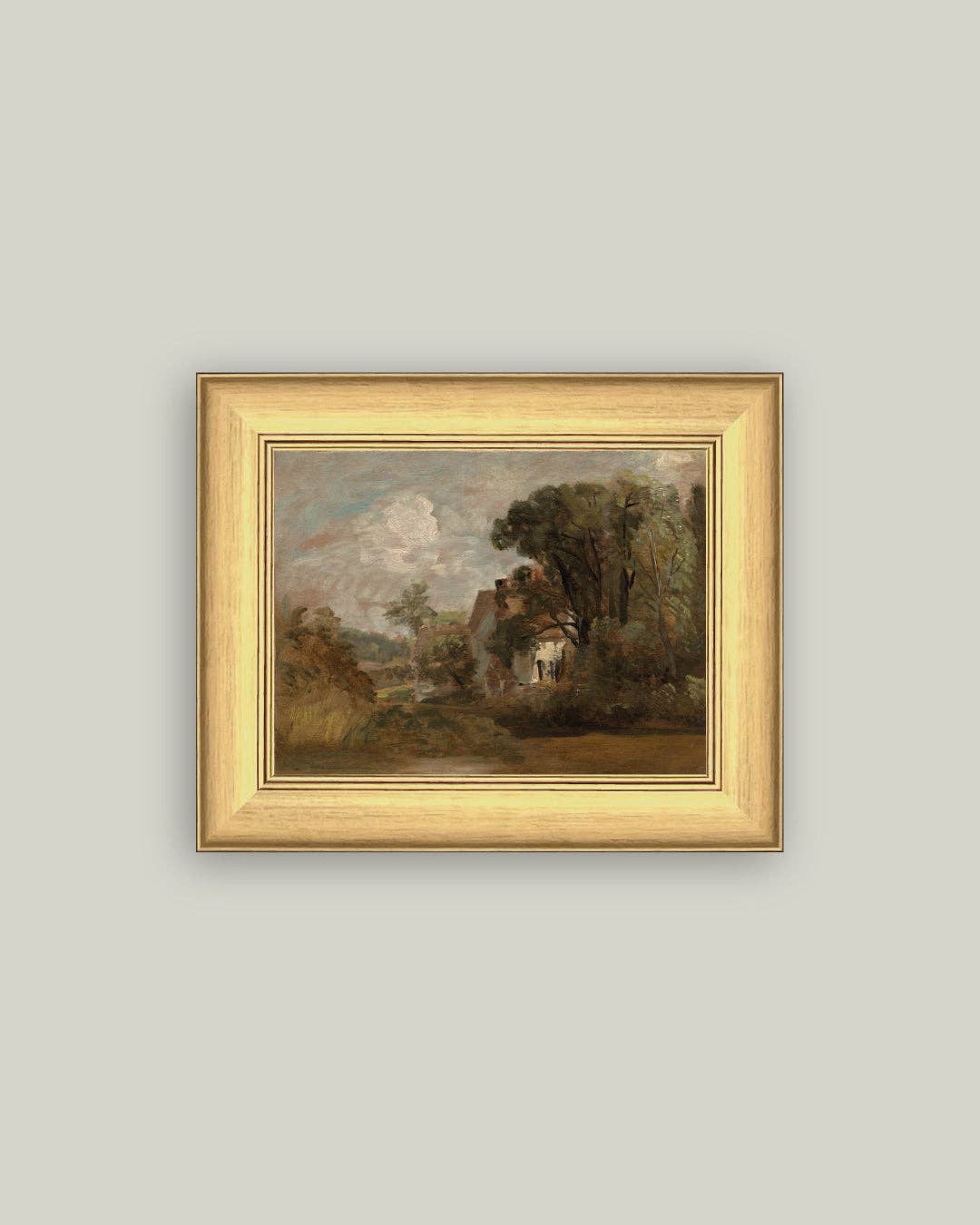 Willy Lott's House Framed Antique Art: 11x9