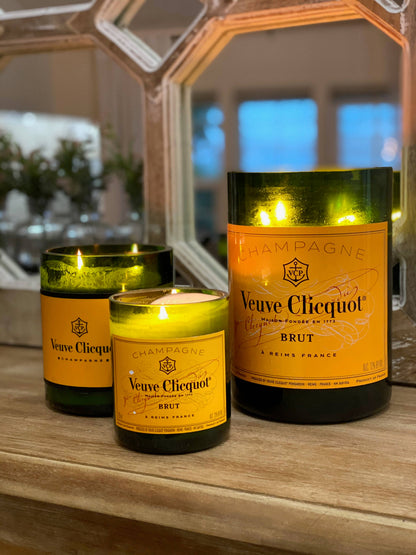 Recycled Veuve Novelty Candle: Large