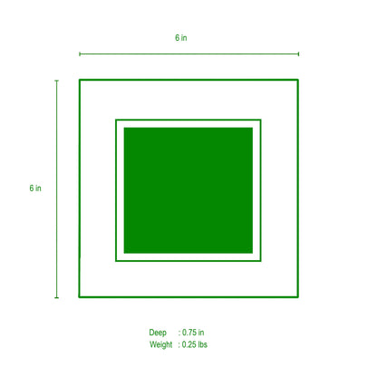 Garden Party Enameled Tori Trinket Tray - White & Blue: White & Blue