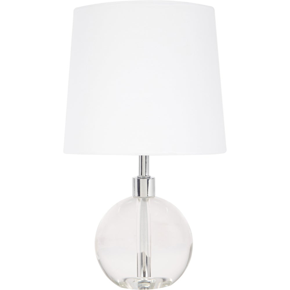 Crystal Orb Lamp 12"h (Shade 7"x6")
