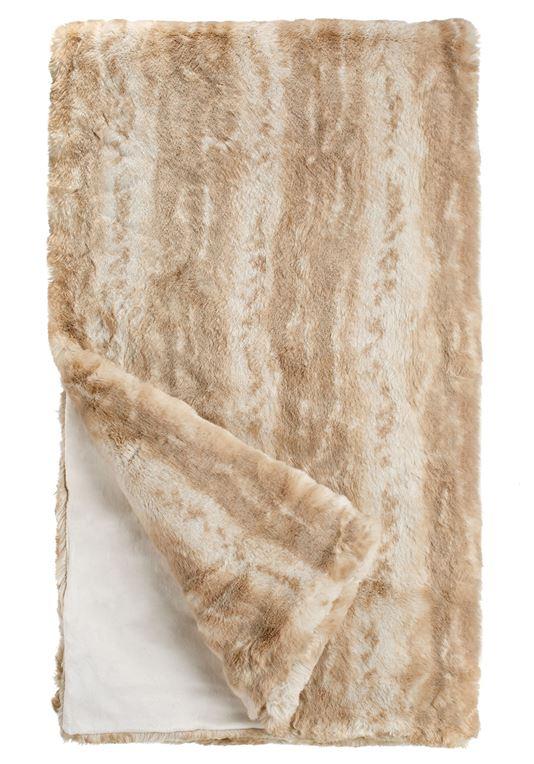 Blonde Couture Faux Mink Throw 60x60