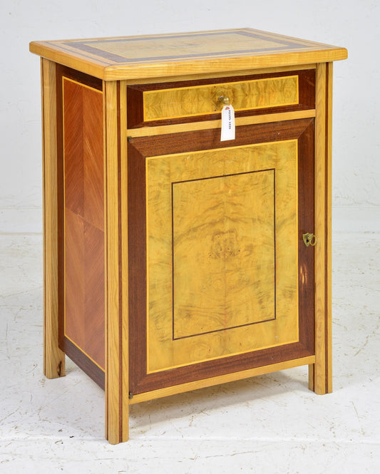 French Jam Cupb Ash/Mahogany 25x19x34h