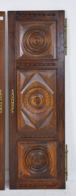 Pair French Oak Doors 57x18