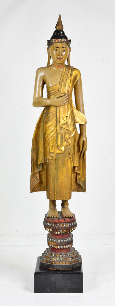 19th Cent. 6.5' Buddha Statue
