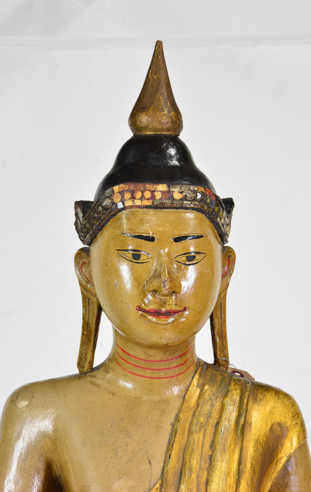 19th Cent. 6.5' Buddha Statue