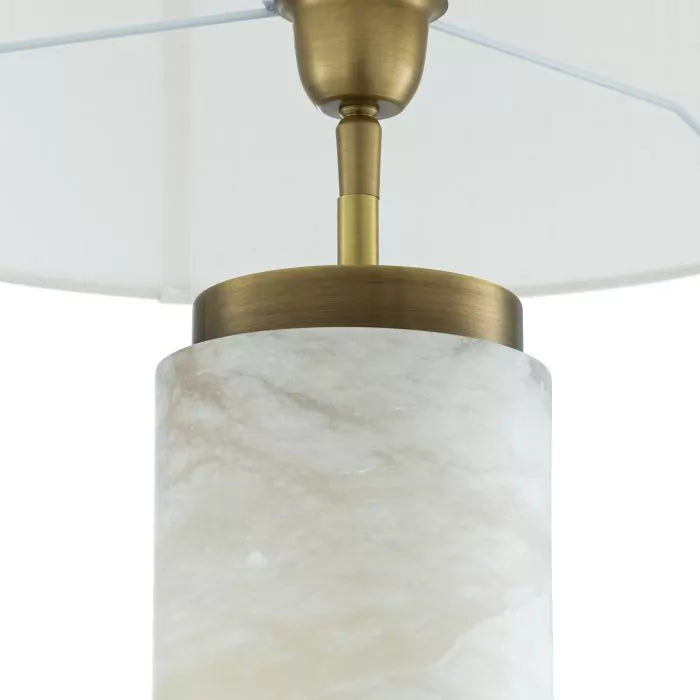 Alabaster Lxry Lamp 30"h