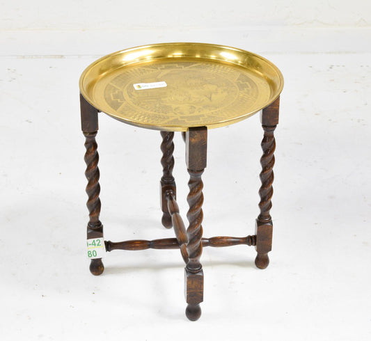 Brit. SM Brass Table 17dia18h