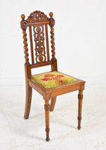 Brit. Barley Twist Chair 20x17x41h