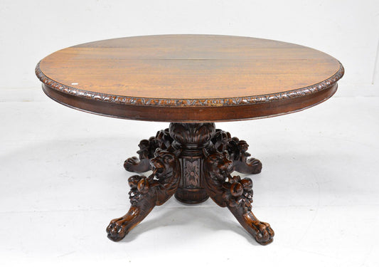 Lion Hunt Table 52x45x28h