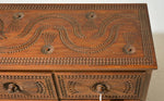 Carved 8 Draw Chest 51x17x32h