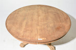 Bleached Hunt Table 63x56x29h