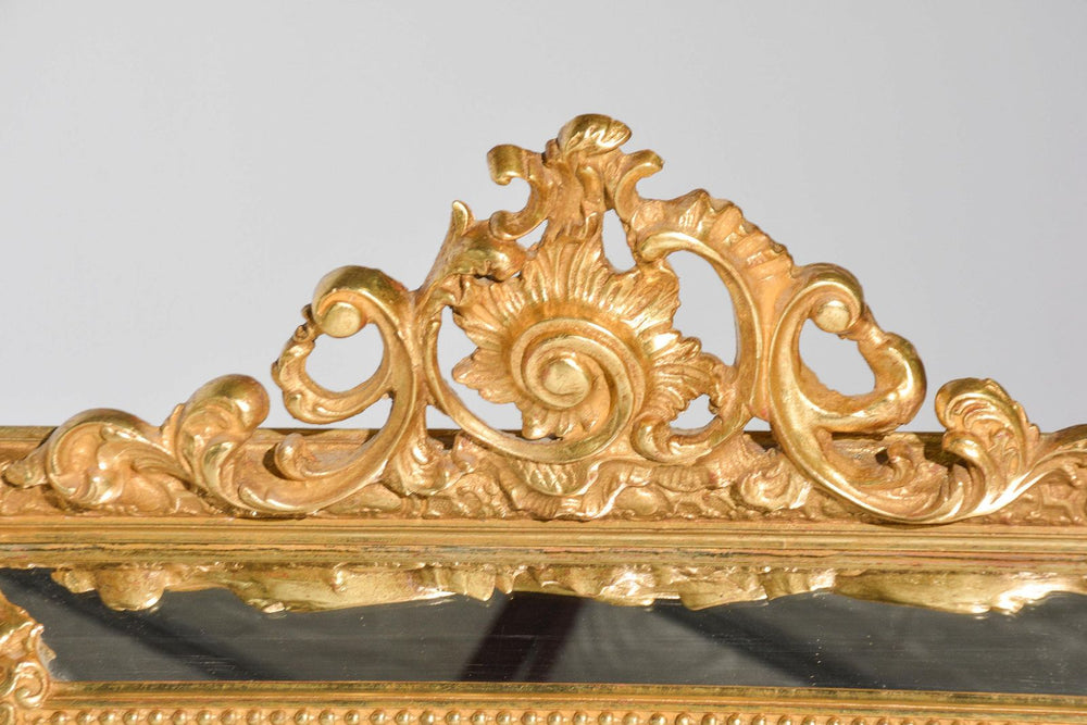 Vtg Louis XV Mirror 39x56h